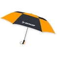 thumbnail image 1 of 56 folding golf umbrella, with double canopy windproof frame design, rubber spray handle, and mesh carrying case, 1 of 1