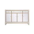 thumbnail image 1 of 56 in. Mirrored Credenza in Gold, 1 of 1