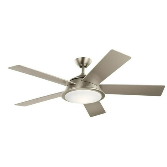 56 inch Ceiling Fan with Light Kit-Brushed Nickel Finish Bailey Street Home 147-Bel-4435948