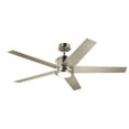 thumbnail image 1 of 56 inch Ceiling Fan with Light Kit-Brushed Stainless Steel Finish Bailey Street Home 147-Bel-4435932, 1 of 10