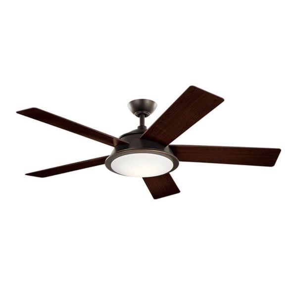 56 inch Ceiling Fan with Light Kit-Olde Bronze Finish Bailey Street Home 147-Bel-4435949