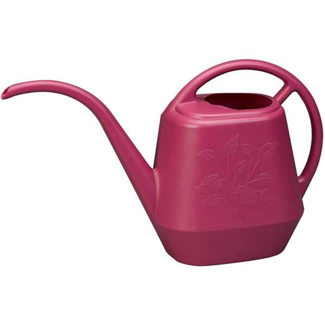 56 oz Pink Shatterproof Plastic Watering Can