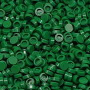 560 Piece Building Tile Bulk, Round 1x1, Compatible with Lego Parts and Pieces