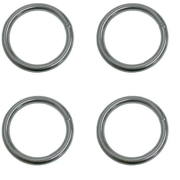 5600 Lb WLL Marine Stainless Steel Round Ring Link Connect 1/2" Boat Yatch 4 Pcs
