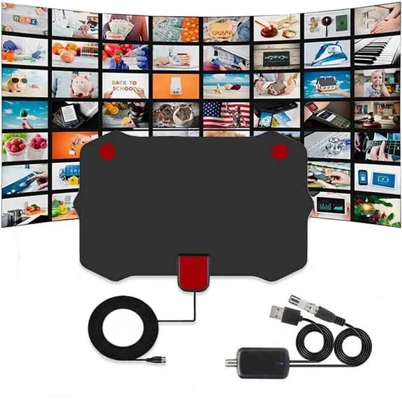 5600 Miles Digital TV Antenna Indoor HDTV Amplified Signal Booster 4K HD 1080P