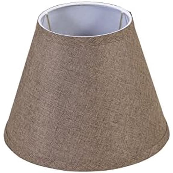 56029A, Empire Uno Lamp Shade, Iron Burlap Textured Fabric, 5" Top x 9" Bottom x 7" Slant Height, Slip UNO 33mm$$Tools & Hardware Other