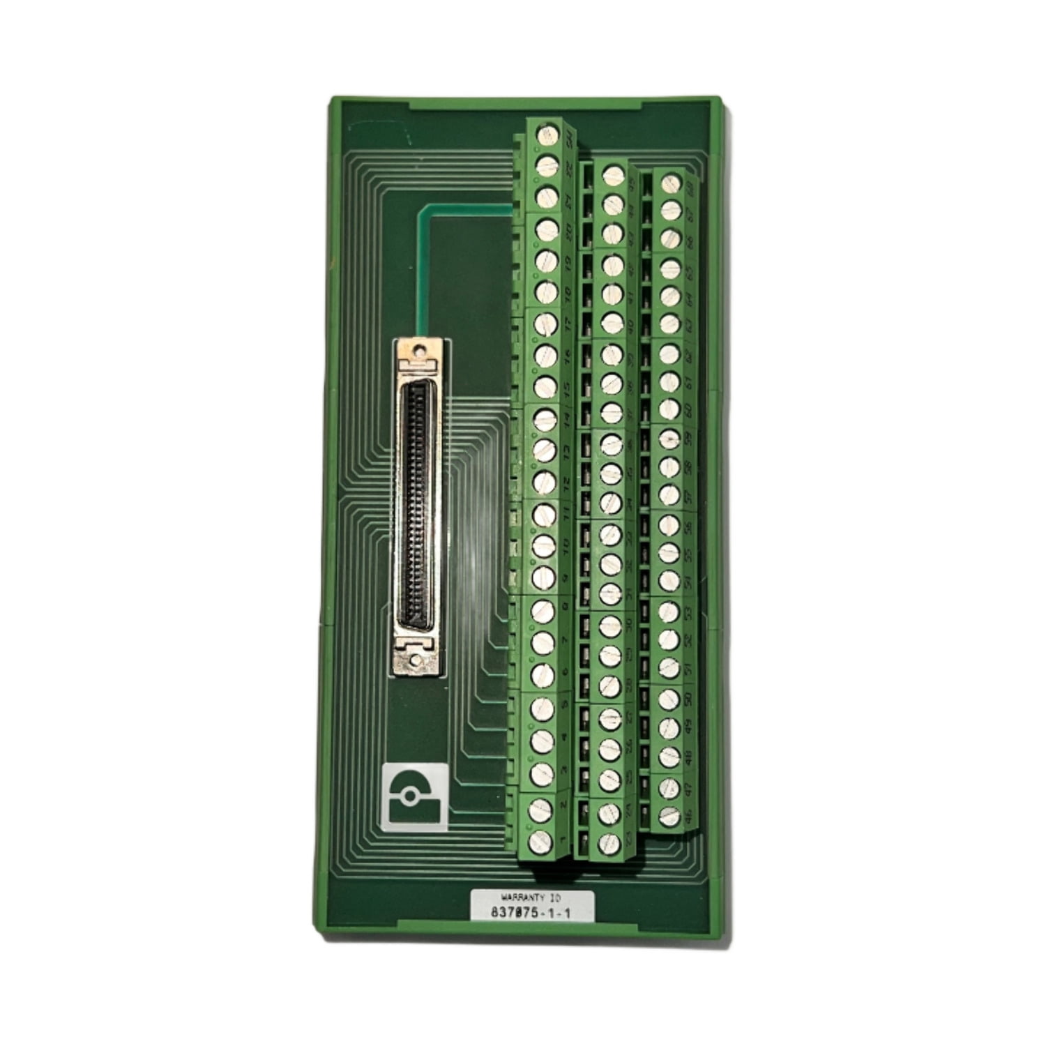 5603802 Connection 68 Position Interface Module Terminal Blocks - Screw To D-Sub, Female 12-24 AWG : RoHS