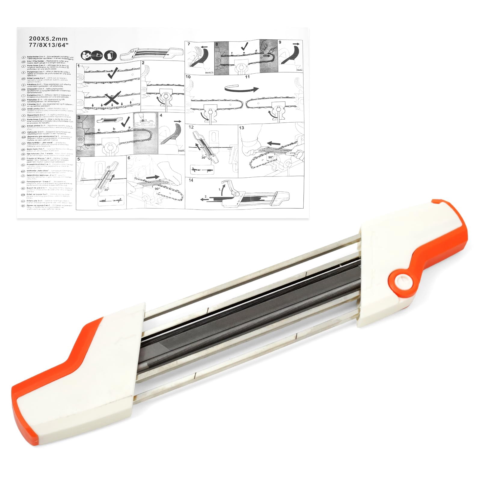 5605 750 4305 2 in 1 Chainsaw Chain Sharpener Compatible with Stihl ...