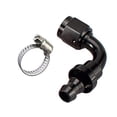 thumbnail image 1 of 560896BK -8 AN x 0.5 in. NPTF Straight Adapter Fitting, Black, 1 of 1