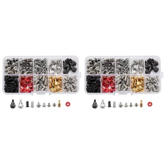 560PCS Computer Screw Standoffs Set Kit M3 M3.5 M5 Screw for Hard Drive Computer Case Motherboard Fan Power Image,As shown