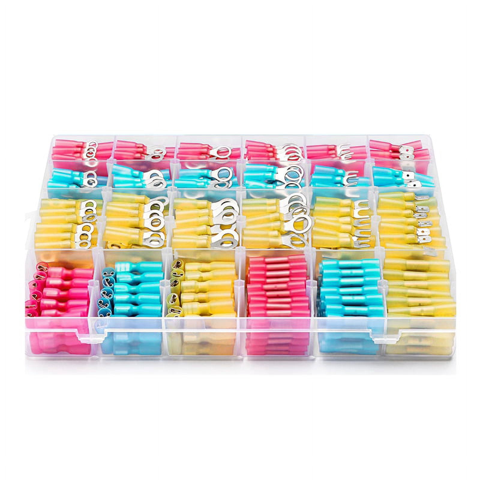 560PCS Marine Grade Heat Shrink Wire Connectors-As Shown