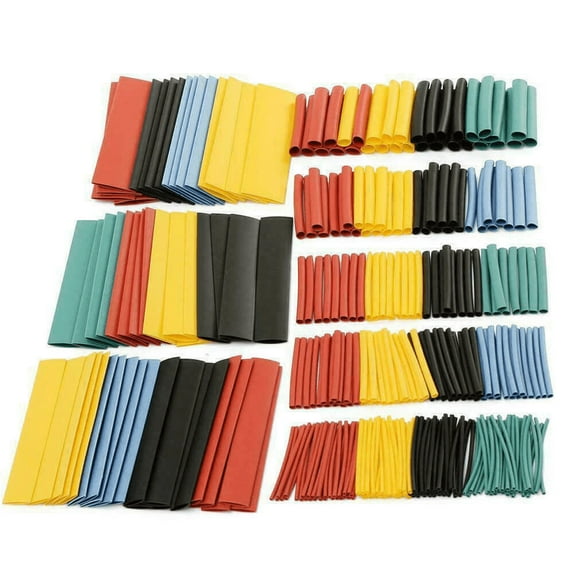 560Pcs HEAT SHRINK Tubing Sleeve 2:1 Shrinkable Tube Wire Cable Assortment Kit
