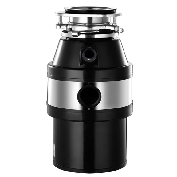 560W Kitchen Waste Disposal with Overload Protection, Stainless Steel Grinder for Fruits, Vegetables, and Small Bone Fragments