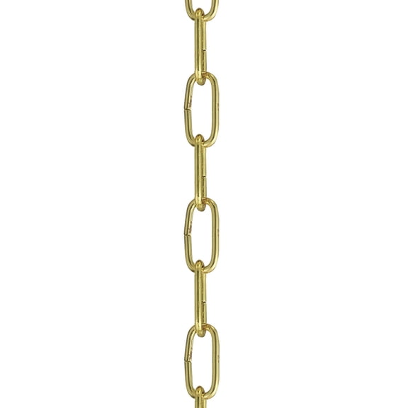 56136-02-Livex Lighting-Accessory - 72 Inch Standard Decorative Chain-Polished Brass Finish