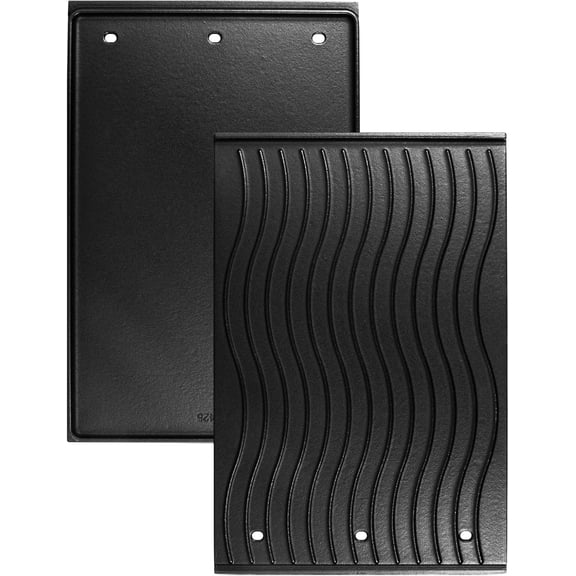 56425 Cast Iron Reversible Griddle for Rogue 425 625 and Freestyle Model Grills, Griddle Insert Replacement Parts for Grill Accessories, Barbecue Nonstick Cast Iron Plate