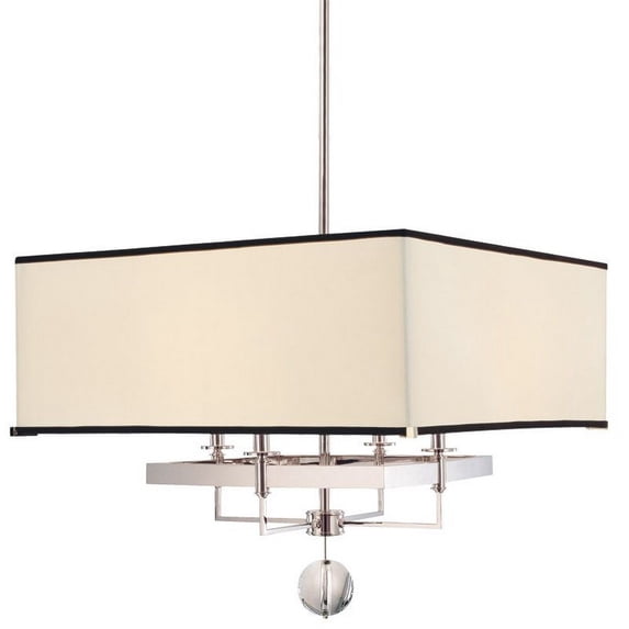 Hudson Valley Lighting 5646 Gresham Park 4 Light 24" Wide Drum Chandelier - Nickel
