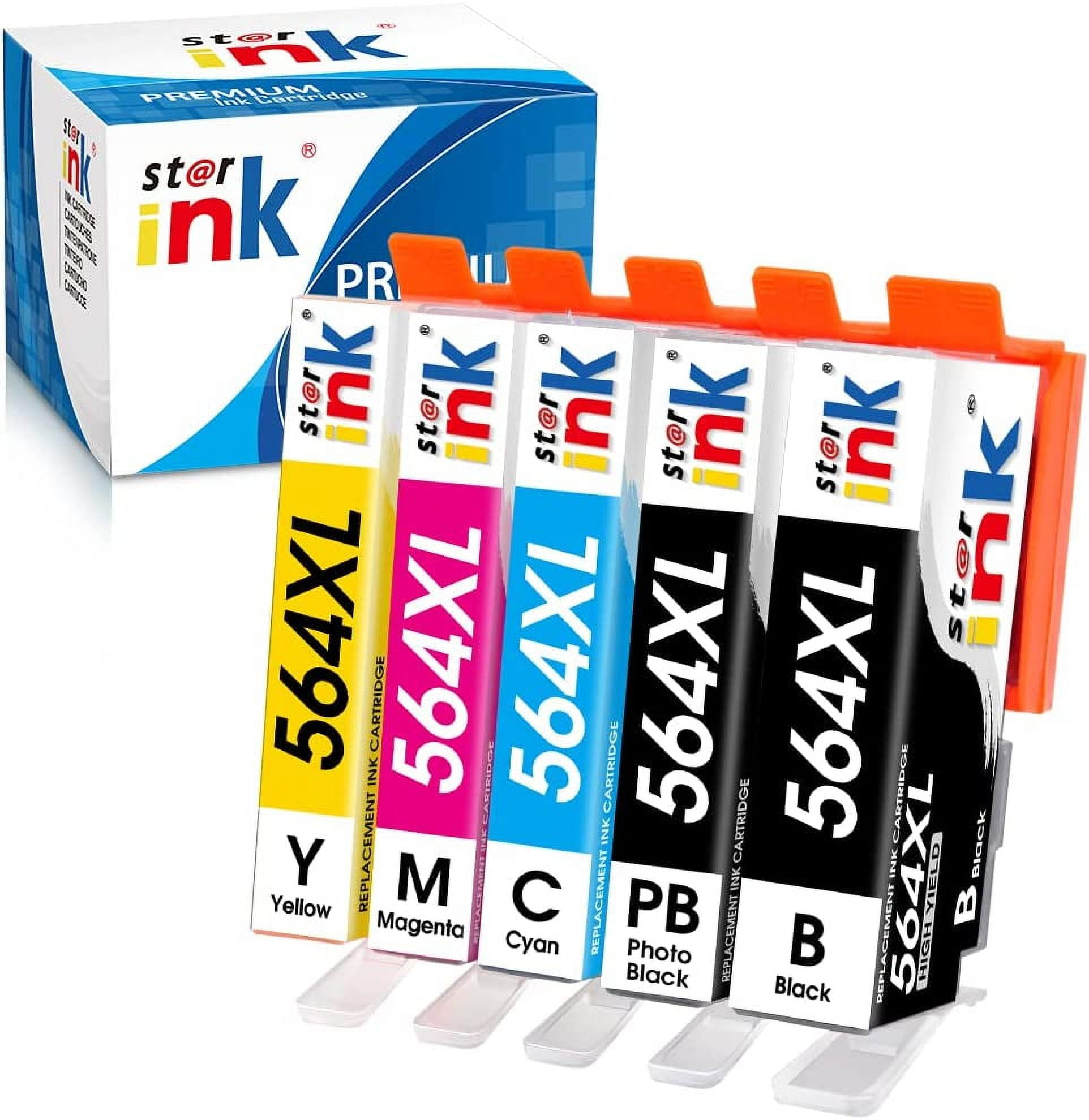 564XL 564 Ink Cartridges for HP 564XL Printer Ink Cartridges Combo Pack