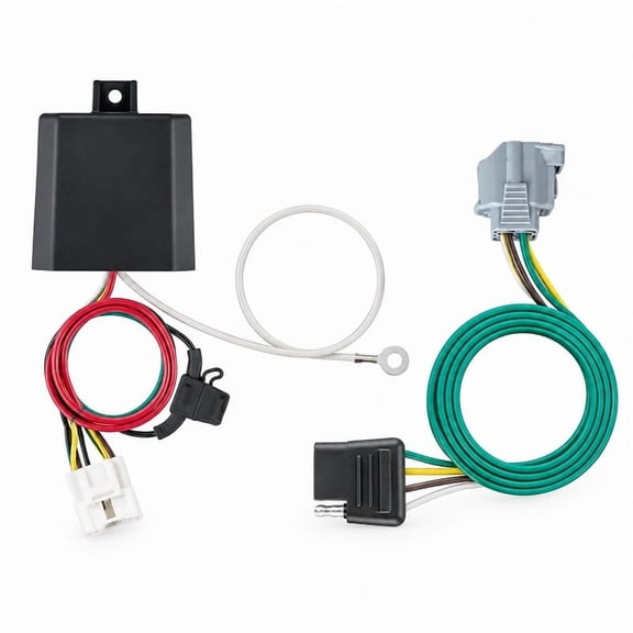 56564 Custom 4-Pin Trailer Wiring Harness, Fits Select Lexus RX Series, Vehicle-Side T-Connector, Plug-and-Play No-Splice Install, Tail Light Converter, Dust Cover