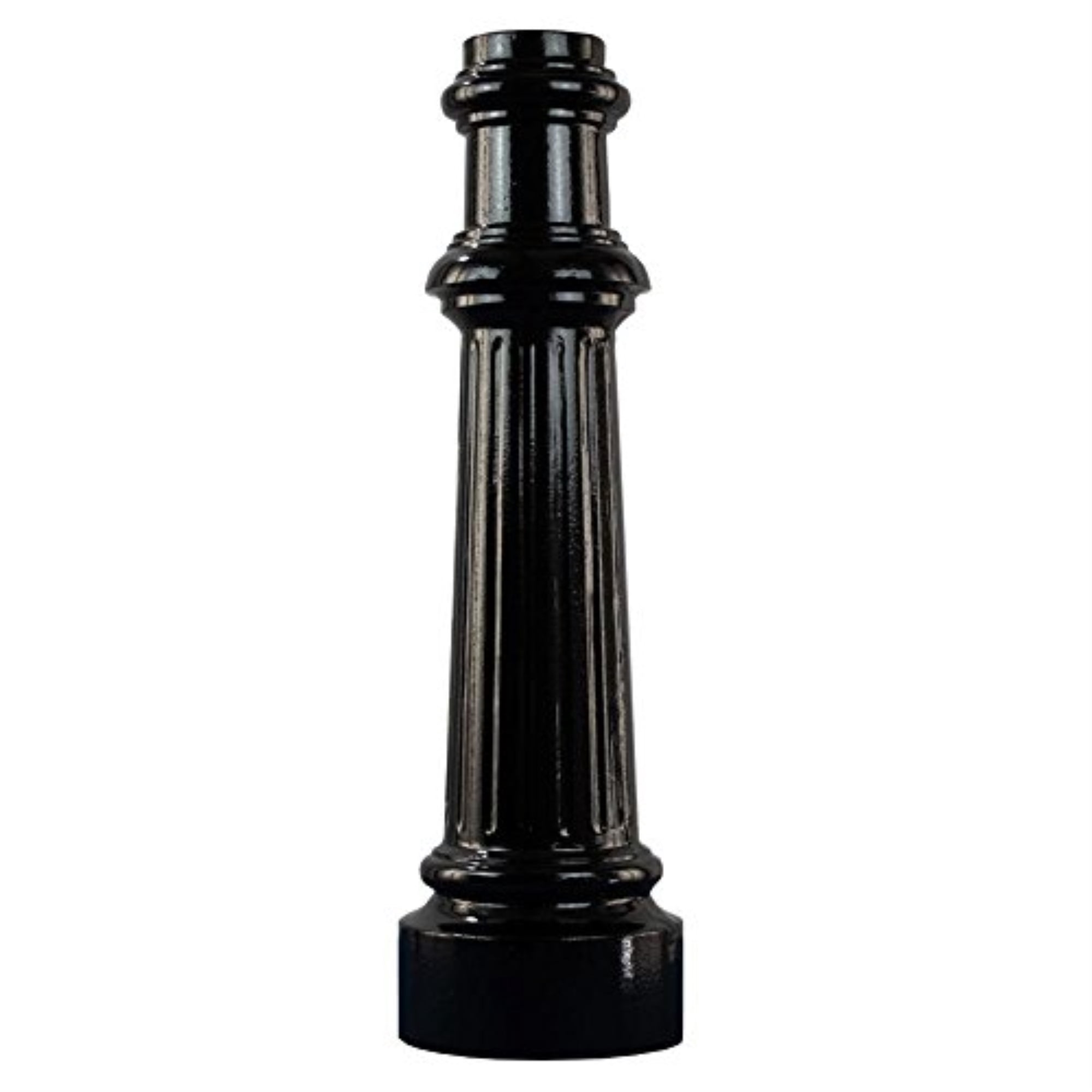 Post Box Base SpinDigger 25 in. H Cast Aluminum Black Mailbox Post Base - Walmart.com