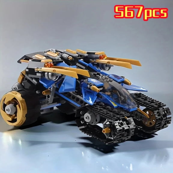 567PCS Technical Ninja Thunder Raider Mechanical Warrior Robot Mecha Building Blocks War Weapon MOC Model Toys For Kids Gift