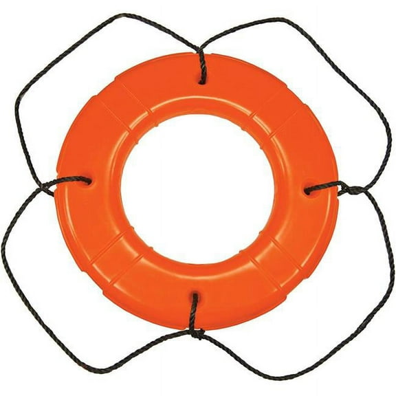 569 24 ft. Polyethylene Shell Life Ring, Orange