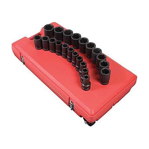 5693 1 Inch Drive Deep 21 Piece Sae Impact Socket Set