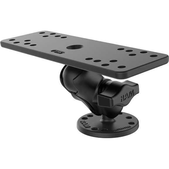 RAM-B-111U-A RAM Mounts Universal Marine Electronic Mount with Short Arm