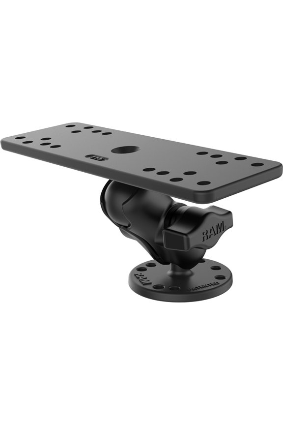 -B-111U-A RAM Mounts Universal Marine Electronic Mount with Short Arm