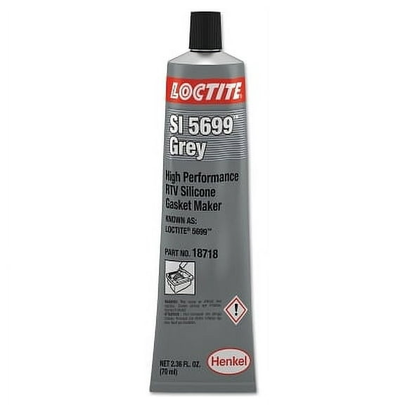 5699 Grey High Performance Rtv Silicone Gasket Maker, 70 Ml Tube | Bundle of 5 Tubes