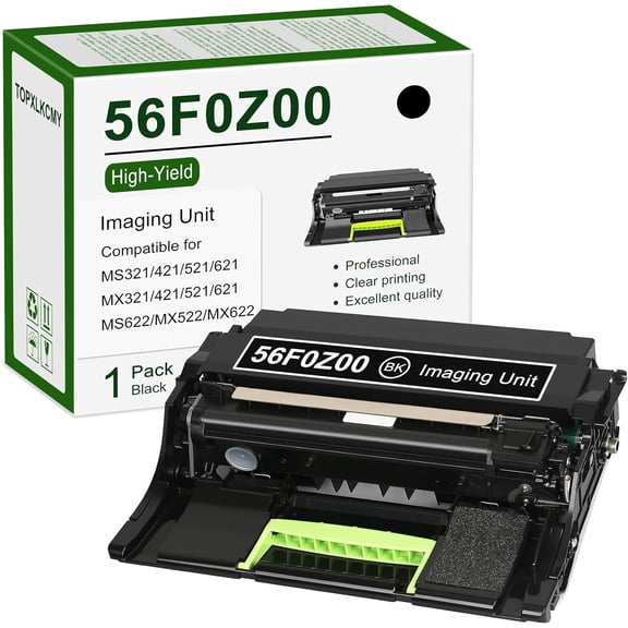 56F0Z00 Imaging Unit (High Yield, Black) 1-Pack Replacement for Lexmark MS321dn, MS421dn, MS421dw, MS521dn, MS621dn, MS622de, MX321adn, MX321adw, MX421ade, MX521ade, MX522adhe, MX622adhe Printer