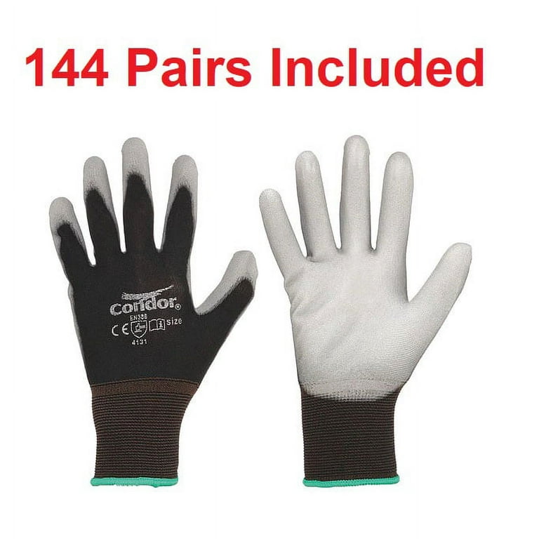 CONDOR Nitrile Coated Gloves, Medium - High Abrasion Resistance