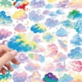 thumbnail image 1 of 112PCS Colorful Clouds Scrapbook Stickers, Waterproof Tiny Aesthetic Self-Adhesive Vintage Scrapbooking Stickers for Junk Journal Supplies, 1 of 5