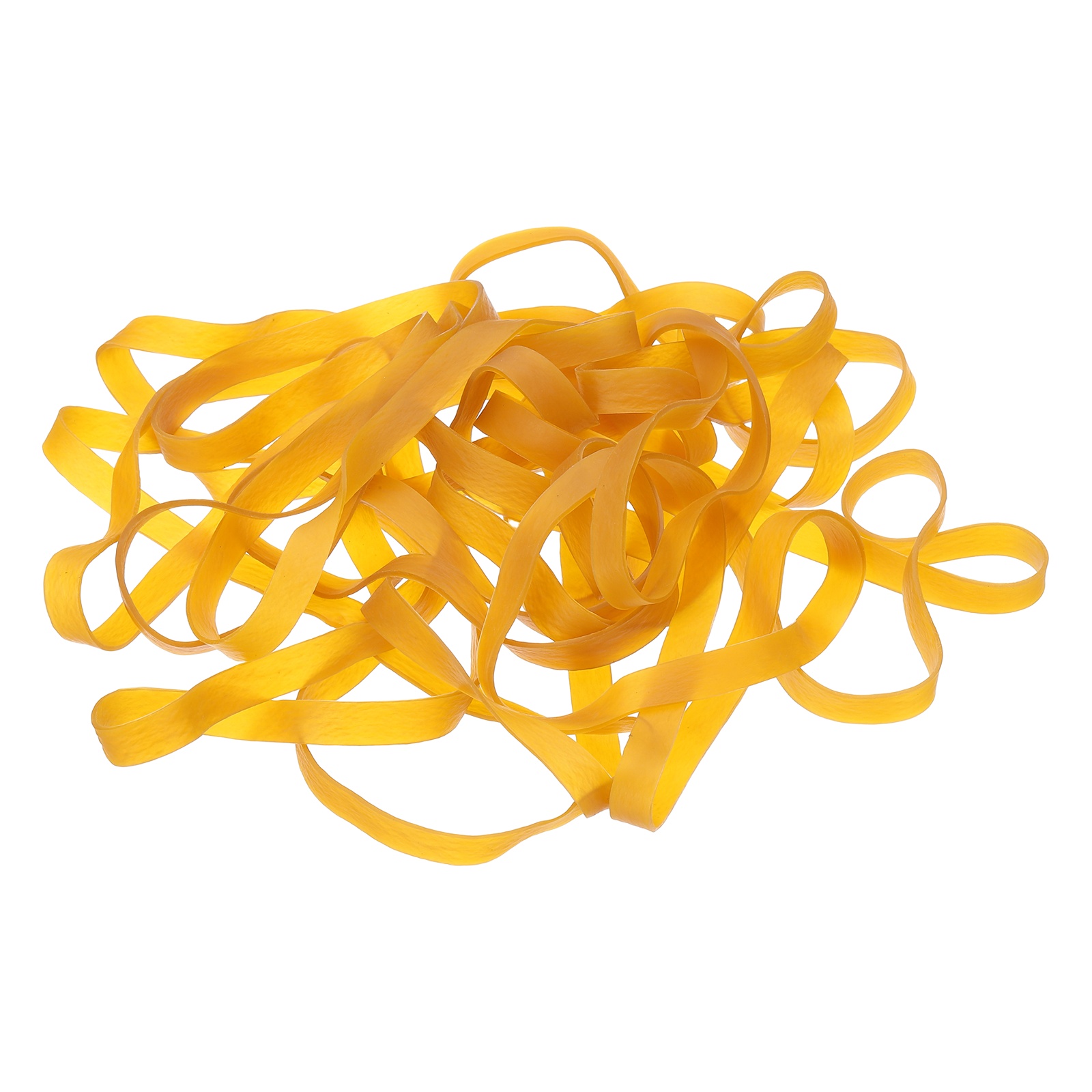 56Pack Rubber Bands, 9.84x0.39 Inch Elastic Bands for Office Supplies, Yellow