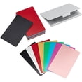 thumbnail image 1 of 56Pcs 8 Colors Metal Business Cards with Case 3.4x2.1 Aluminum Blanks Name Card Metal Laser Engraved Business Card, 1 of 9