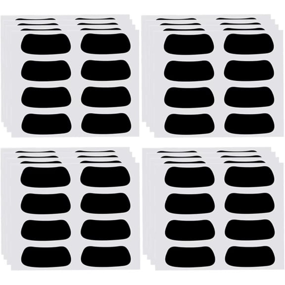 56Pcs Waterproof Anti-Glare Sports Eye Black Face Stickers For Football Baseball Game