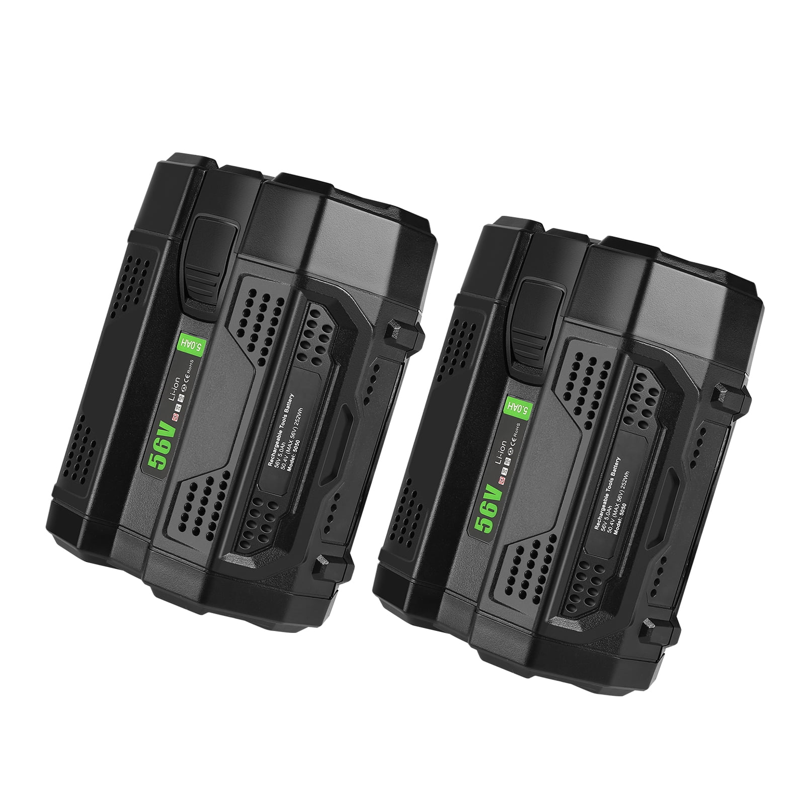 56V 5.0Ah/5000mAh Replacement For EGO Power+ Battery BA2800T BA2800T LB4800 With Fuel Gauge