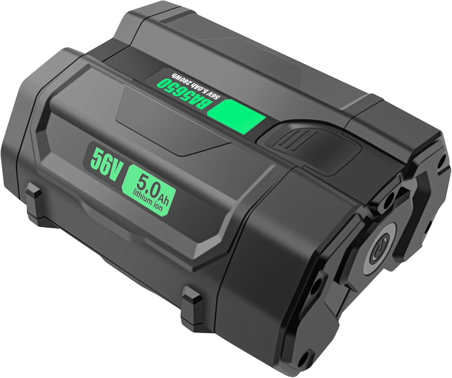 56V 5.0Ah Replacement for EGO Power+ Battery BA2800 BA4200 BA1400，Compatible with All 56V Ego Power Tools CS1604 CS1804 CS1403 HT2400 LB5804 LB6500 HTA2000 STA1500 PH1400 PSA1000 CH2100