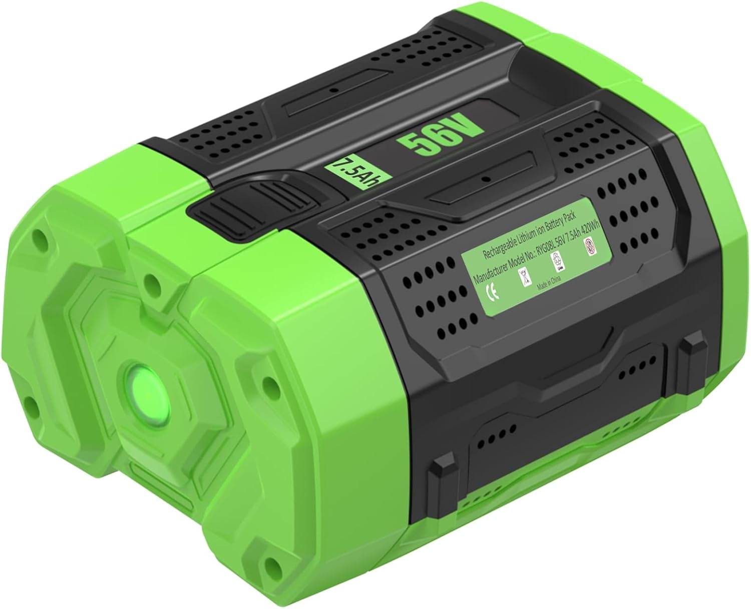56V 7.5Ah Replacement for EGO Battery 56V Compatible with EGO 56 Volt Battery Lithium-Ion Power Tools BA1400T BA2800T BA4200T BA5600T BA3360T BA2242T Lawn Mower Leaf Blower Chainsaw