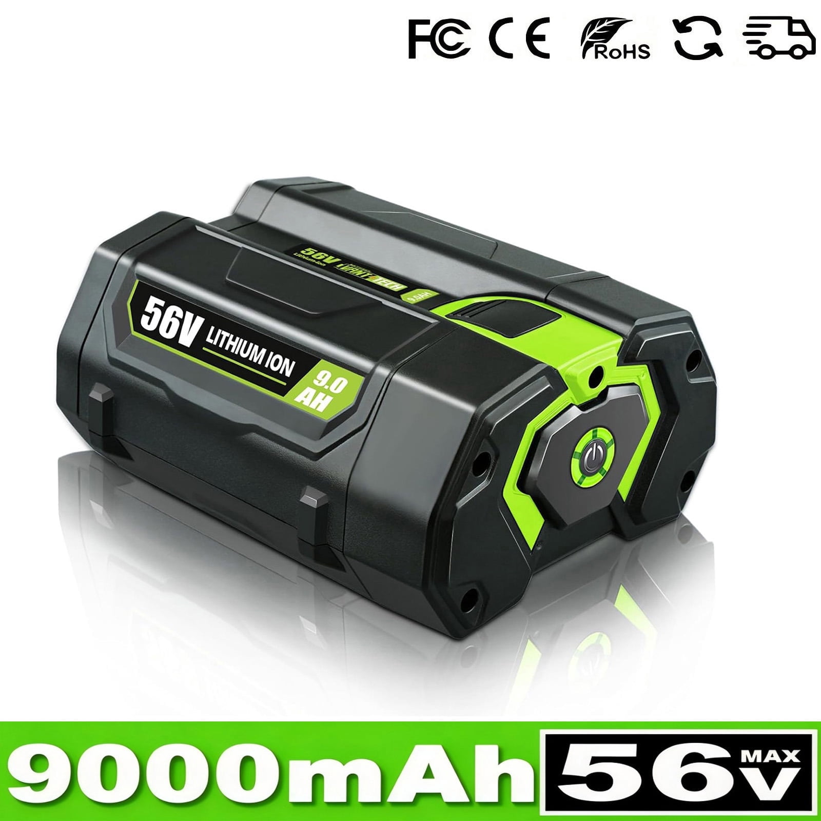 56V 9.0Ah Battery Replacement for EGO Batteries BA2800T BA4200T BA1400T