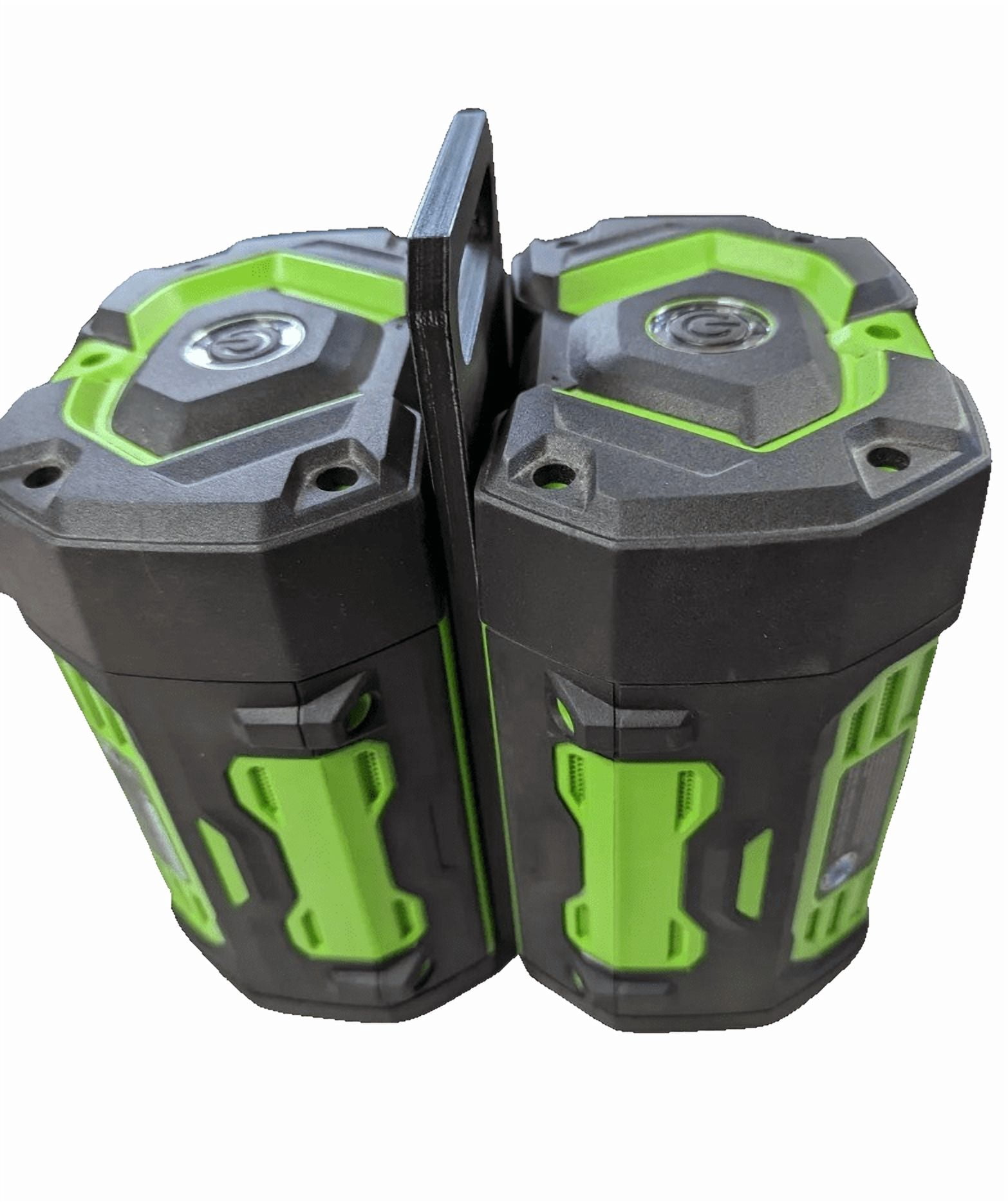 56V E.G.O Double Battery Carrier | E.G.O Power Battery easy to Use Holder | Hold Two batteries at once (Black)