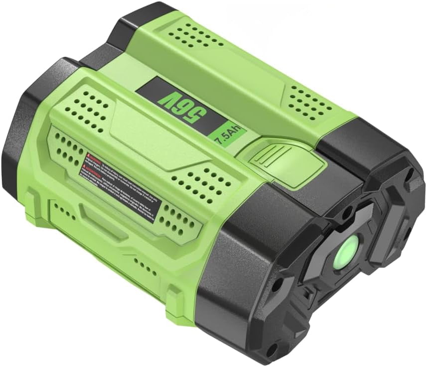 56Volt 7.5 Ah Lithium Ion Battery Replacement for EGO 56V Battery Compatible with All EGO 56V Battery Power Tools CS1604 CS1804 CS1403 HT2400 LB6504 PH1400 Tools Battery