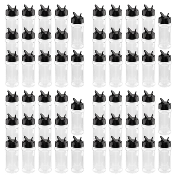 56X 8Oz Spice Jar with Shaker Lids,Empty Spice Jars Bottles Seasoning Containers for Storing Spice,Herbs