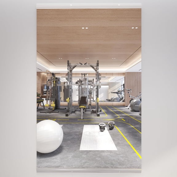 56X24 1Pack Large Home Gym Mirror, Frameless Tempered Glass Dance Wall Mounted Mirror for Home, Yoga, Dancing, Studio, Living Room