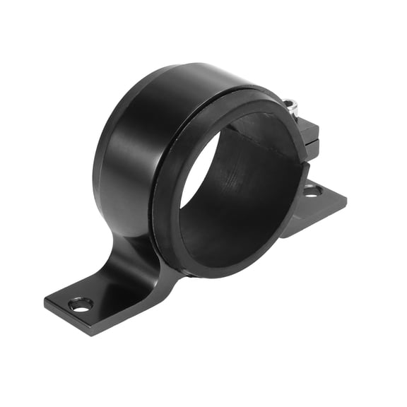 56mm Inner Diameter Auto Car Fuel Pump Clamp Mounting Bracket Aluminum Alloy Black