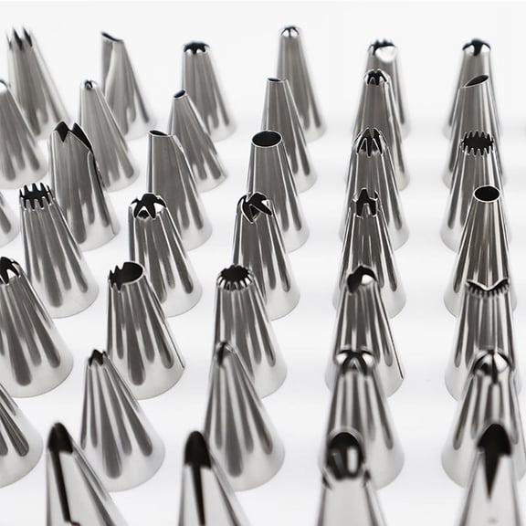 56pcs Cake Nozzle Cake Decorating Tip Set Cream Sprinkler Cake DIY Modeling Tool