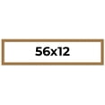 thumbnail image 1 of 56x12 Frame Black and Gold Distressed Solid Wood Sonoma Picture Frame | 1.625 Inch Moulding Width |, 1 of 8