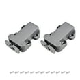 thumbnail image 1 of 56x41x16mm Rebound Self-Locking Door Touch Catch Plastic Gray 2 Pack, 1 of 5