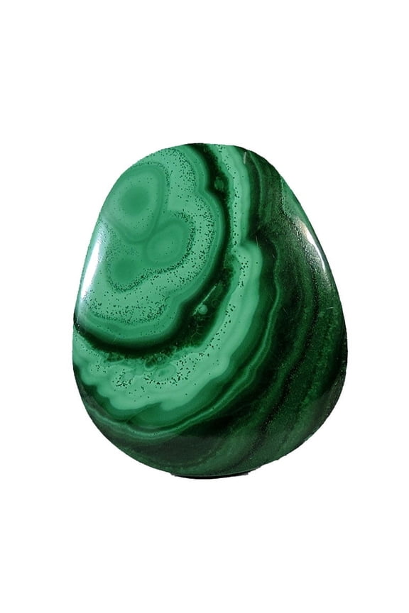 57.20 Cts Untreated Natural Malachite Fancy Shape Cabochon Pendant Shape Loose Gemstone