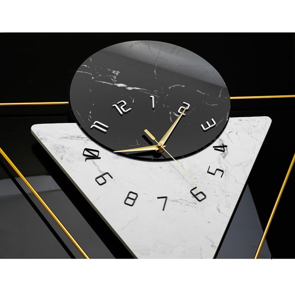 57*52cm Indoor Modern Decorative Wall Clock Pointers+ Numbers Wall ...