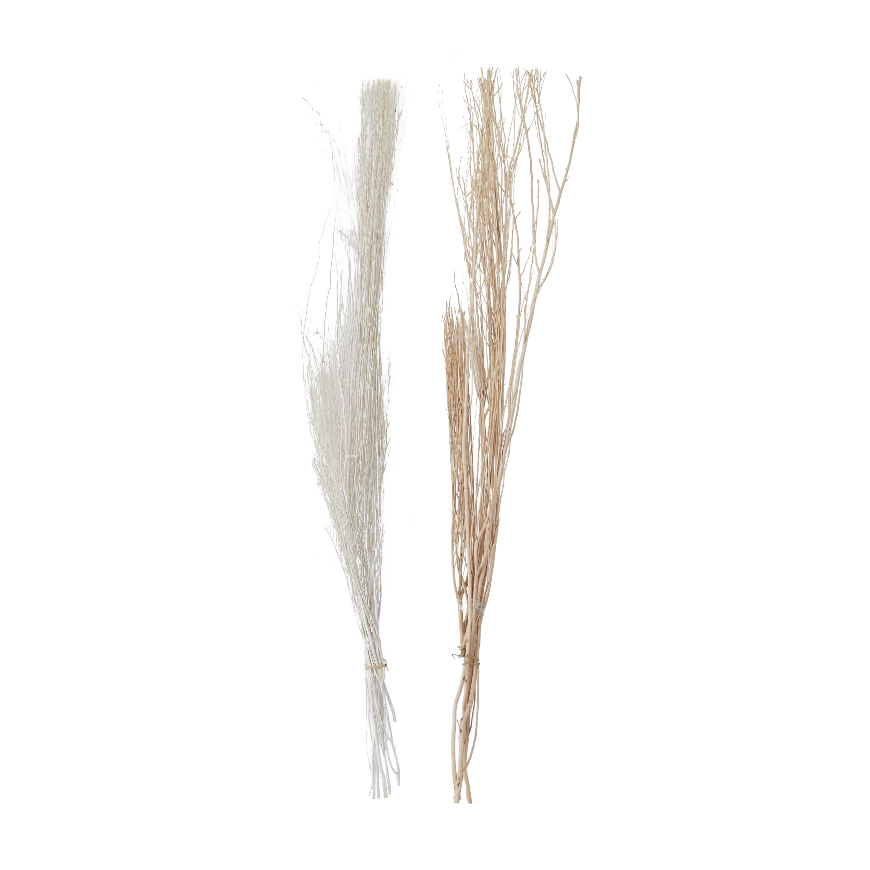 57" Dried Plant Natural Foliage Pigeon pea Bouquet, by DecMode (2 Count)